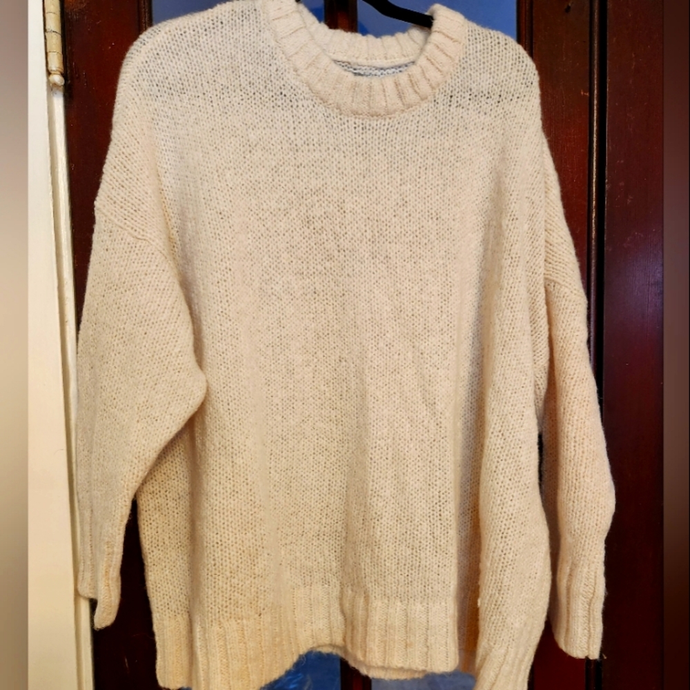 Oversized Soft Cream Sweater